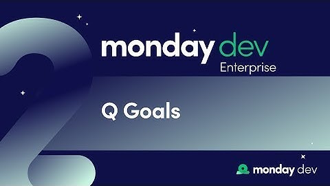 monday dev: Enterprise -  Part 2 - 