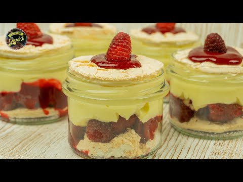 Video: Baiser Mit Himbeeren Und Schokolade