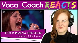 Vocal Coach reacts to Floor Jansen & Henk Poort - Phantom Of The Opera (Live)