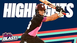 Smeed Smashes 78 off 42 | Somerset v Gloucestershire - Highlights | Vitality Blast 2023