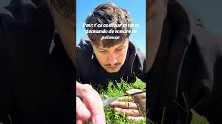 bah après chacun sa méthode…👀💈 #barber #jardin #pelouse #jardinier #shots #pov #shorts