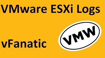 VMware ESXi logs, a short summary