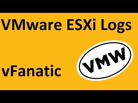 VMware ESXi logs, a short summary