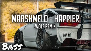 Marshmello - Happier (WolfRider Remix)[CAR MUSIC, SLAP HOUSE] | Extended Mix