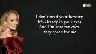Adele - All I Ask (Lyrics) 