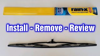 Rain X WeatherBeater Wiper Blades – Install &amp; Remove &amp; Review