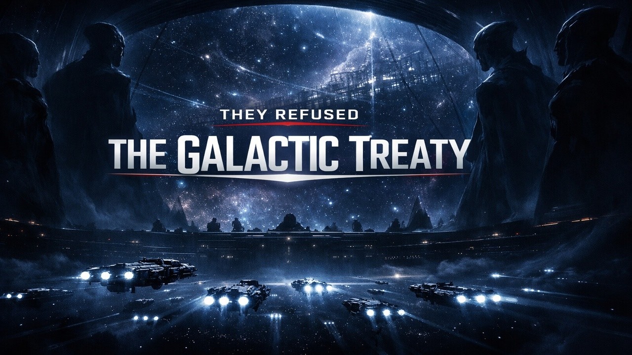 Человечество отказалось от Галактического договора, после чего его флот утроился.