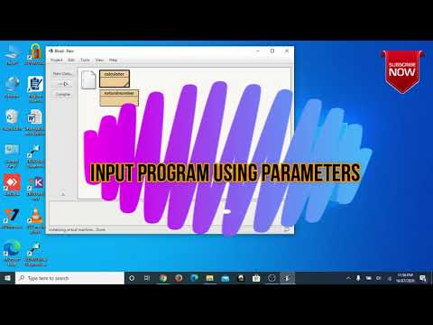 Input programs using parameters in Java