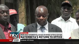 Trans Nzoia Governor George Natembeya set to return to his official Town Hall office
