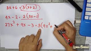 FACTORING - COMMON MONOMIAL FACTOR