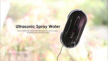 HOBOT-388 | Window Cleaning Robot - Ultrasonic Water Spray
