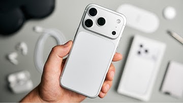 iPhone 17 Pro ‘Silver Aluminum’ uitpakken en accessoires!