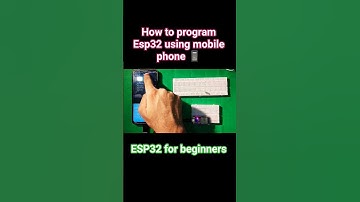 How to program Esp32 using mobile phone#arduino#robotics#programming#esp32