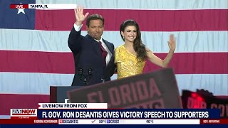 Ron DeSantis victory speech: 'Never surrender to the woke mob' | LiveNOW from FOX