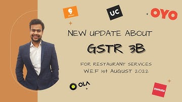 || NEW UPDATE || CHANGES IN GSTR-3B || EFFECTIVE FROM 01st AUGUST 2022 ||