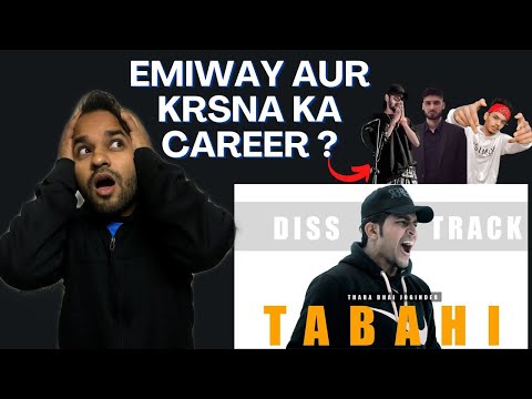 Random Reaction on TABAHI - Disstrack For Emiway, Krsna | Thara Bhai Joginder | Lyrical Breakdown