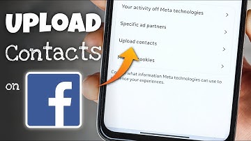 How to Upload Contacts on Facebook