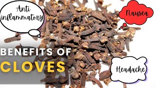 Cloves health benefits in english/ Benefits of eating cloves/ Richa Food & Nutrition
