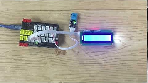 OSOYOO PnP Starter Kit for Arduino Lesson 18 Display Humidity and Temperature on the I2C 1602LCD