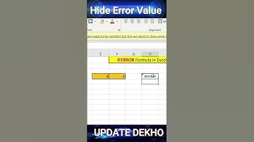 IFERROR Formula in Excel #excel #exceltips #exceltutorial #msexcel #short #microsoftexcel
