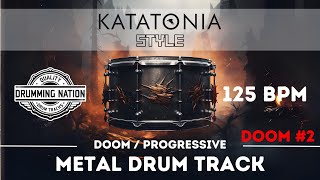 Metal Drum Track - Progressive/Doom #2 - 125 BPM [HQ]