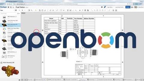 OpenBOM: Changing property name in an Onshape drawing