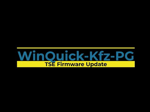 TSE Update in WinQuick-Kasse