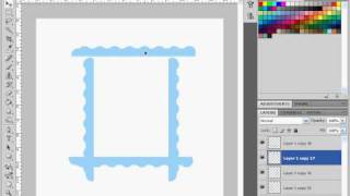 Photoshop creative border frame