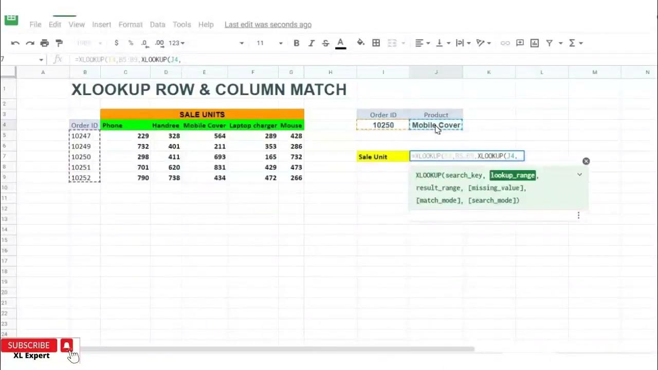 Xlookup With 2 Variables