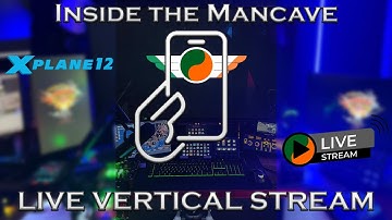 Vertical Cockpit Cam LIVE | XP12 | VSKYLABS 510X-VLJ | SayIntentions.ai