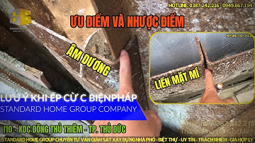 Lưu ý khi ĐÓNG ÉP cừ C biện pháp cho Nhà Phố, Biệt Thự | Kiến thức xây nhà | Standard Home Group