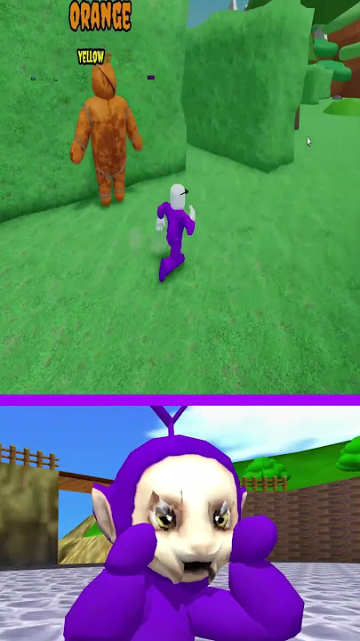 Tinky Winky Escape From Hungry Blue Part 2 #shorts