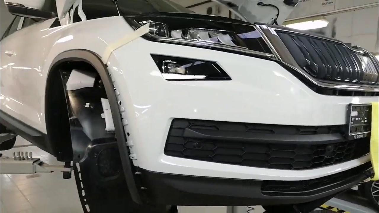Кодиак как снять бампер Комплектующие: передний бампер Kodiaq RS. Skoda Kodiaq (1G), 2 л, 2019 года ст