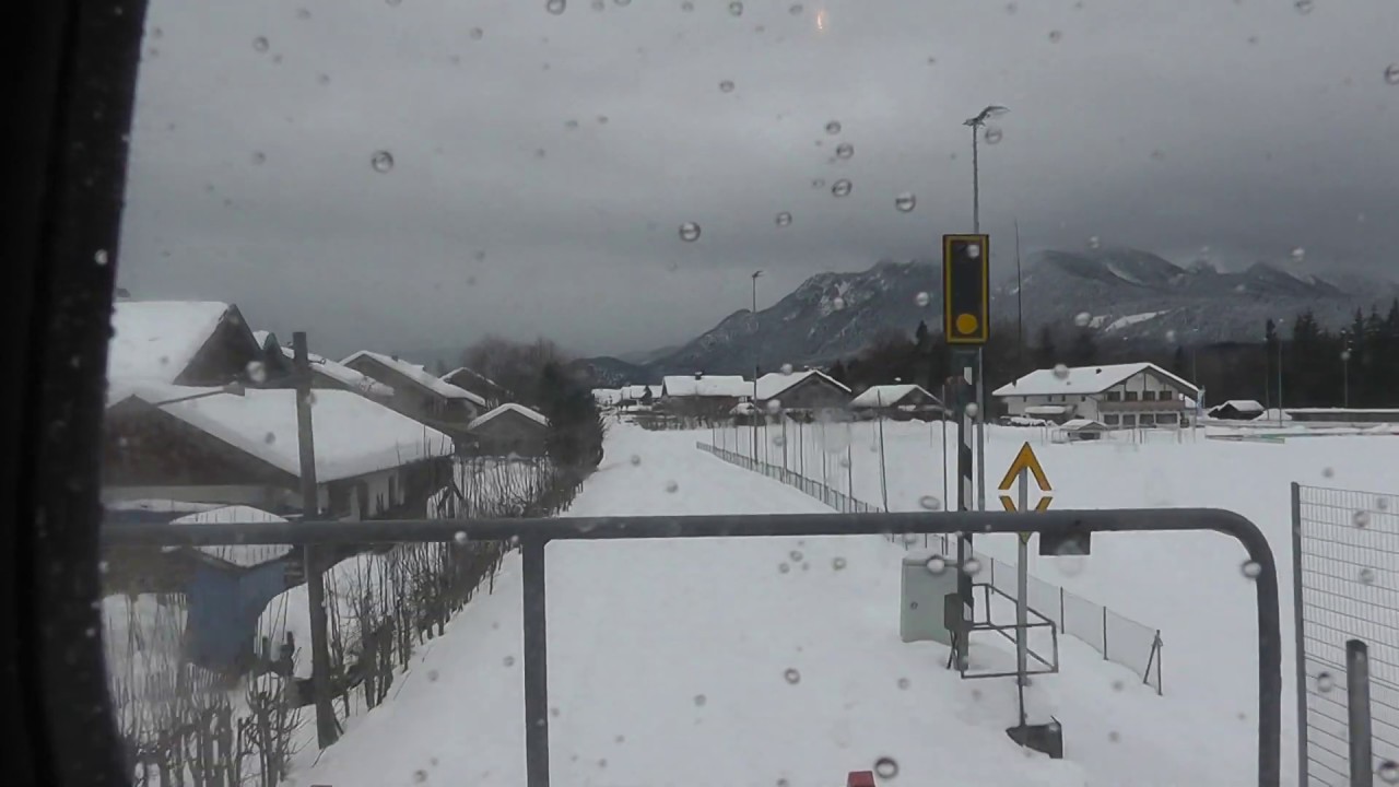 Führerstandsmitfahrt : Räumfahrt mit Schneepflug von Bad Tölz nach Lenggries