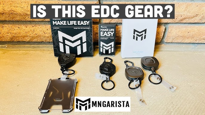 MNGARISTA Retractable Keychain With Badge Holder - Best