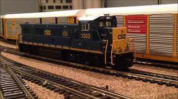 NRE Genset Sound Effects and Manual Notching - HO Scale