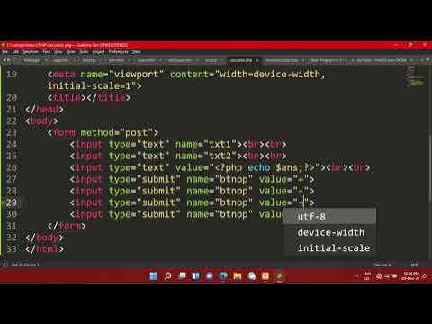 How To Make A Simple Calculator In PHP Using HTML Forms - How To Make ...