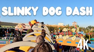 Slinky Dog Dash On-Ride POV 4K @60fps (Disneys Hollywood Studios 2023)