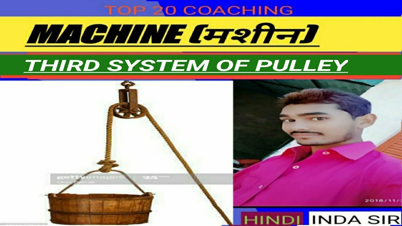 Lecture31 Third System Of Pulley Engineering Mechanics Machine