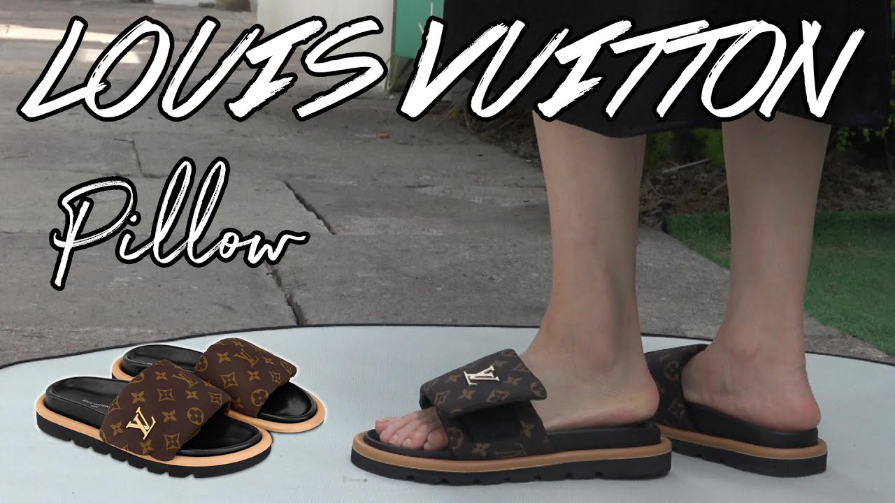 LOUIS VUITTON Pillow Sandal On Feet Review and Sizing Guide - Best