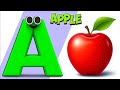Phonics Song with TWO Words - A For Apple - ABC Alphabet Songs with Sounds for Children