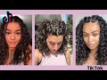 curly easy hairstyles | tiktok compilation✨