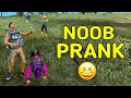 NOOB PRANK🤪 || SOLO VS SQUAD || SURPRISING PRO PLAYERS WITH NOOB ADAM CHARACTER !!!! || ALPHA FF