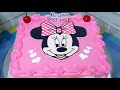 Tutorial kue Ultah Mini Mouse simpel dan Gampang