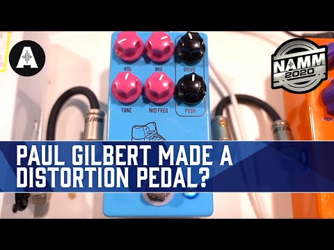 First Look At The New JHS PG-14 Paul Gilbert Signature Distortion Pedal! - NAMM 2020