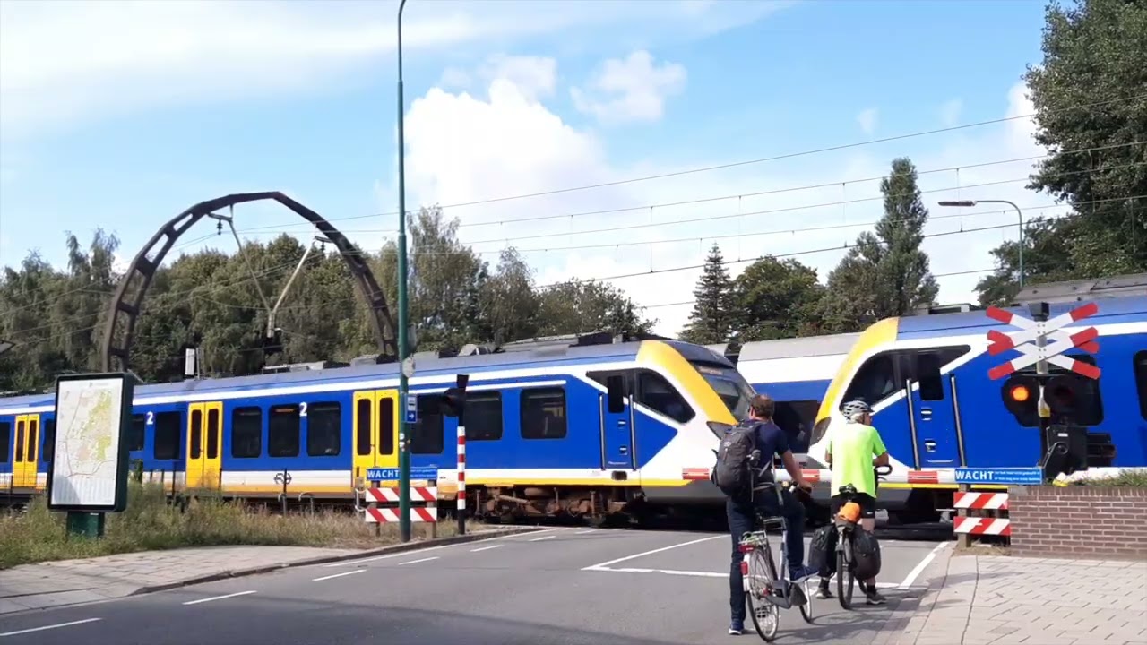 Spoorwegovergang Hollandsche Rading // Dutch Railroad Crossing