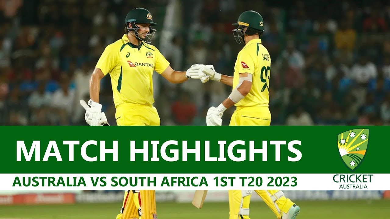 SOUTH AFRICA VS AUSTRALIA HIGHLIGHTS 1ST T20 2023 | AUS VS S