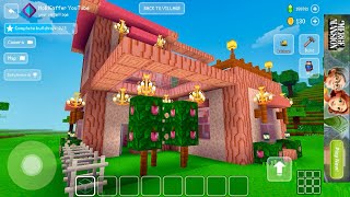 Block Craft 3D: Crafting Gameplay #5174 | Small Wooden Pink House 🏠  screenshot 3