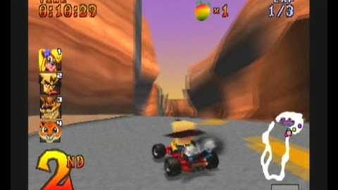 Crash Team Racing Gameplay 5:Racing Arcade - Dingo Canyon