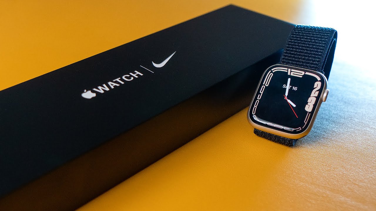 Apple Watch Series 7 - Starlight Nike Edition Unboxing! - YouTube